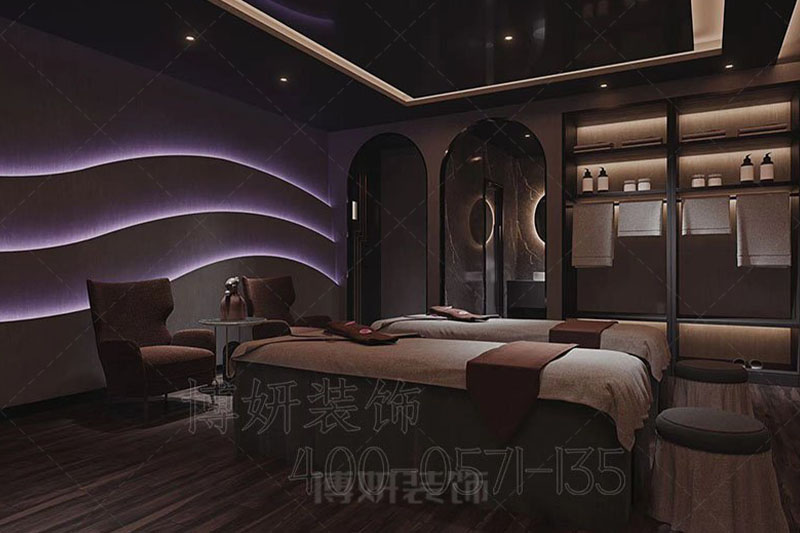南京奢华js4399金沙足浴会所装修设计方案效果图-南京js4399金沙工装公司