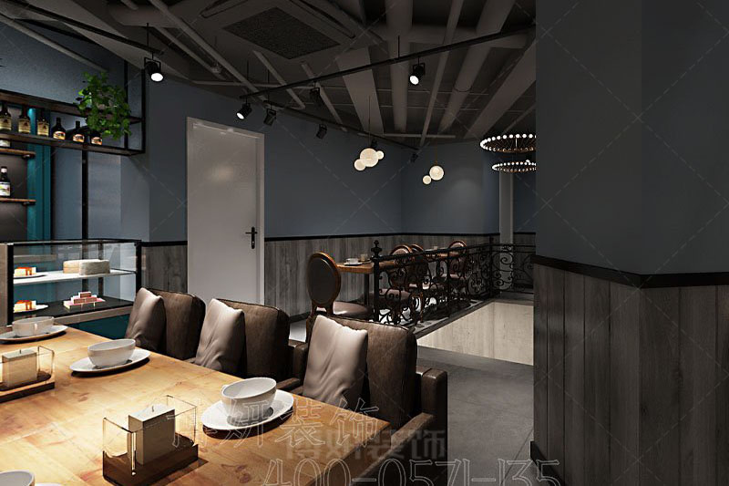 南京休闲咖啡饮品店装修设计方案效果图-南京js4399金沙工装公司