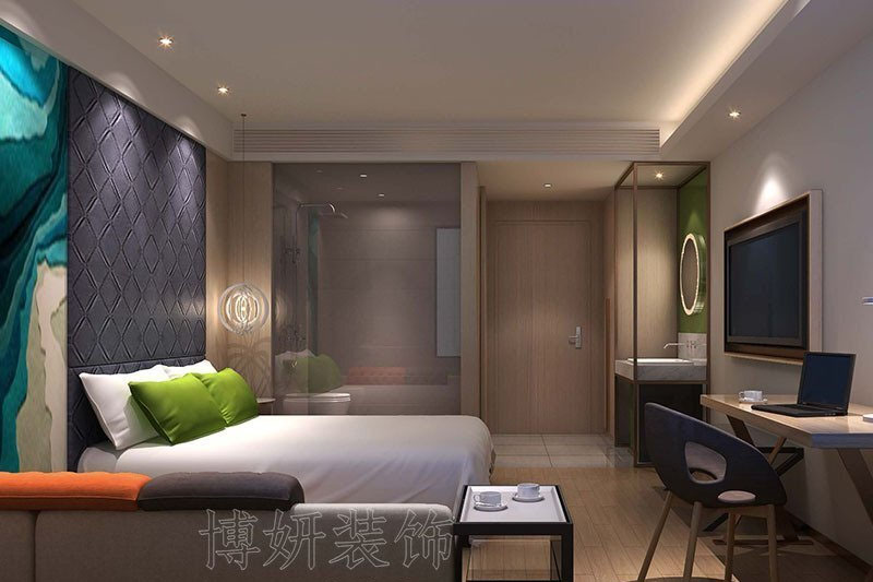 南京复古优雅酒店装修设计方案效果图-南京js4399金沙工装公司